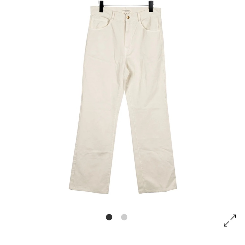 Nili Lotan High Rise Wide Leg Jeans